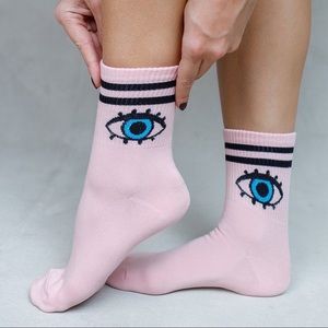 Evil eye cotton socks 2 pack socks